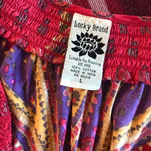 Vintage Lucky Brand Top - Picture 4 of 6